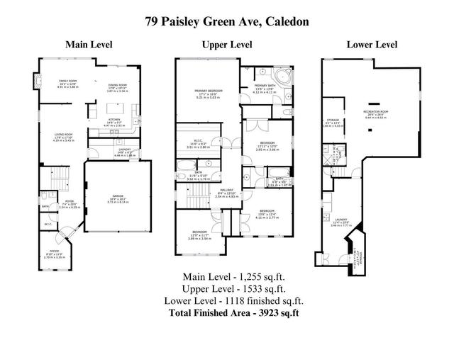 79 Paisley Green Ave, House detached with 4 bedrooms, 5 bathrooms and 4 parking in Caledon ON | Image 35