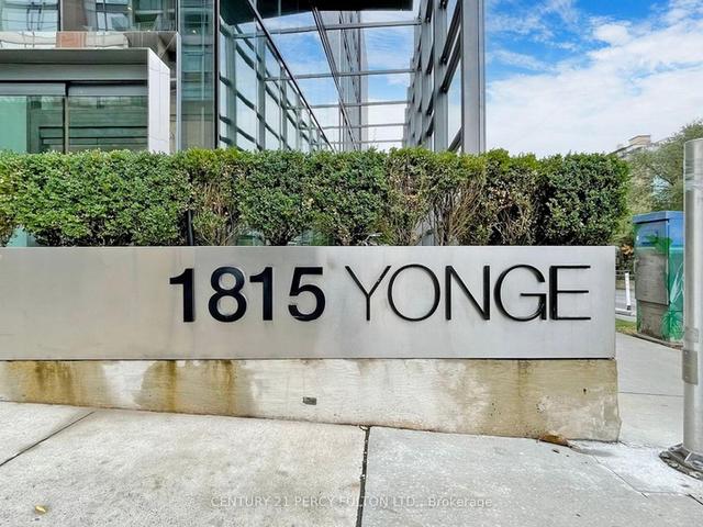 1001 - 1815 Yonge St, Condo with 1 bedrooms, 1 bathrooms and 0 parking in Toronto ON | Image 23