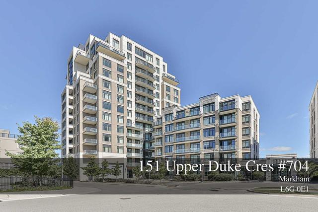 704 - 151 Upper Duke Cres, Condo with 2 bedrooms, 2 bathrooms and 2 parking in Markham ON | Card Image
