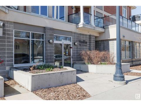 206 - 9750 94 St Nw, Condo with 1 bedrooms, 1 bathrooms and null parking in Edmonton AB | Card Image