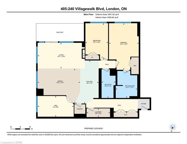 405 - 240 Villagewalk Boulevard, House attached with 2 bedrooms, 2 bathrooms and 1 parking in London ON | Image 42