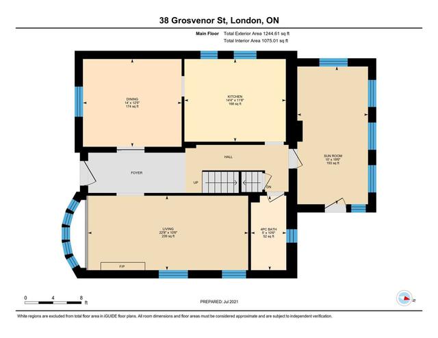 38 Grosvenor St, House detached with 5 bedrooms, 3 bathrooms and 3 parking in London ON | Image 20