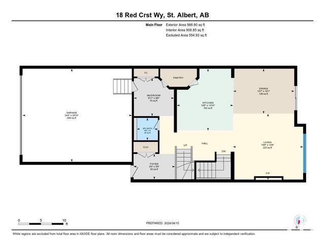 18 Red Crest Wy, House detached with 6 bedrooms, 3 bathrooms and 4 parking in St. Albert AB | Image 54