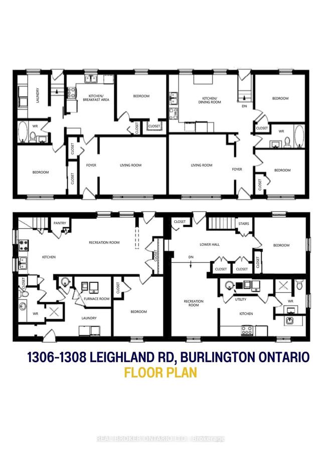1306* Leighland Rd, House semidetached with 4 bedrooms, 4 bathrooms and 7 parking in Burlington ON | Image 27