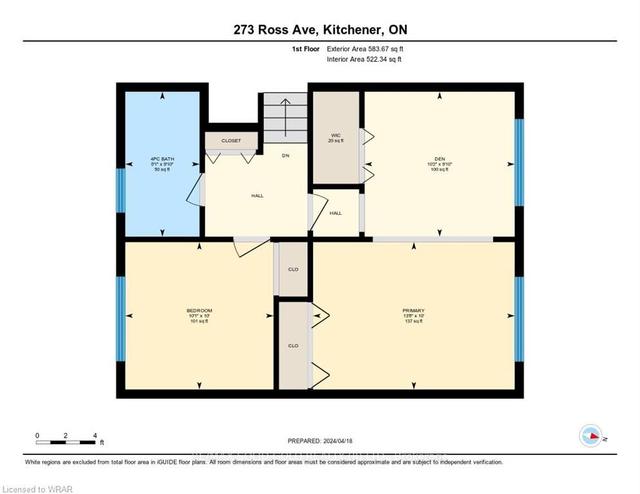 273 Ross Ave, House detached with 3 bedrooms, 2 bathrooms and 4 parking in Kitchener ON | Image 21