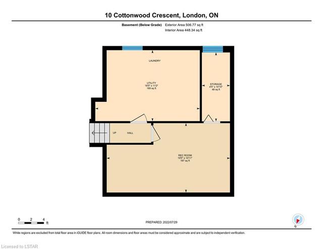 10 Cottonwood Crescent, House detached with 4 bedrooms, 1 bathrooms and 5 parking in London ON | Image 48