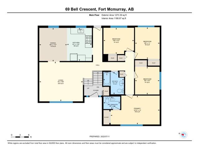 69 Bell Crescent, House detached with 6 bedrooms, 2 bathrooms and 4 parking in Wood Buffalo AB | Image 4