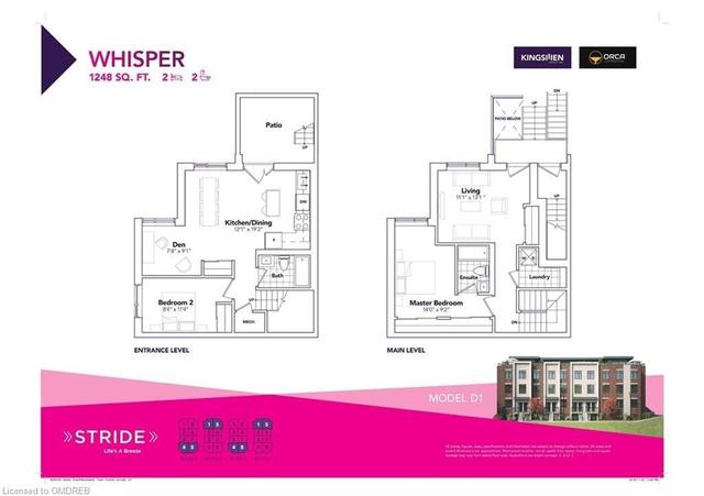 l129 - 1062 Douglas Mccurdy, Townhouse with 2 bedrooms, 2 bathrooms and 0 parking in Mississauga ON | Image 7