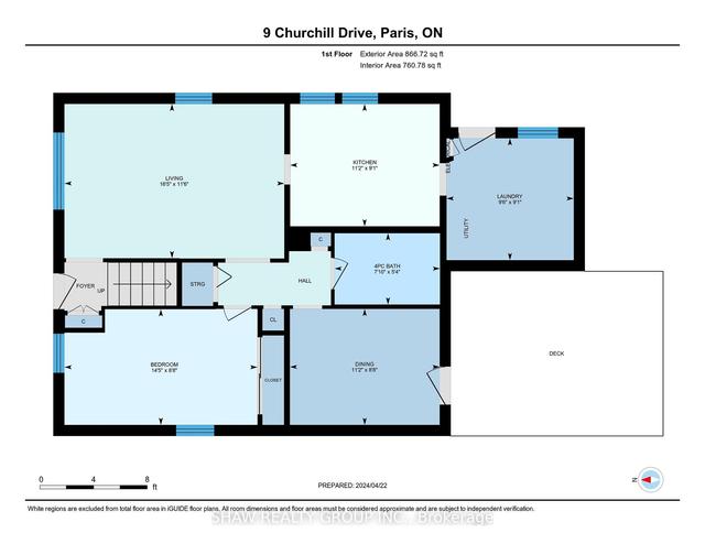 9 Churchill Dr, House detached with 3 bedrooms, 1 bathrooms and 5 parking in Brant ON | Image 24