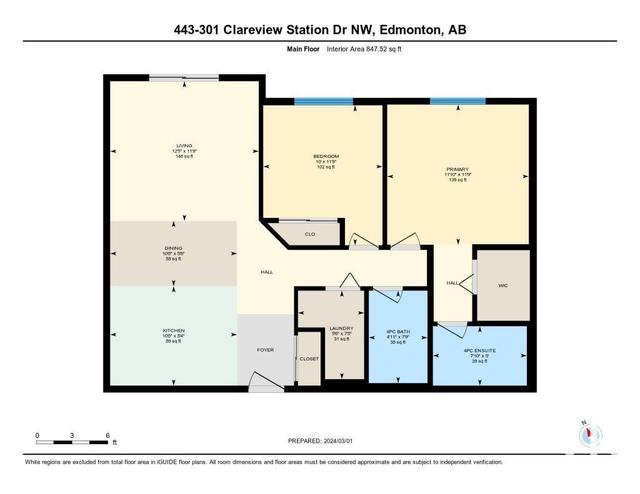 443 - 301 Clareview Station Dr Nw, Condo with 2 bedrooms, 2 bathrooms and 2 parking in Edmonton AB | Image 33