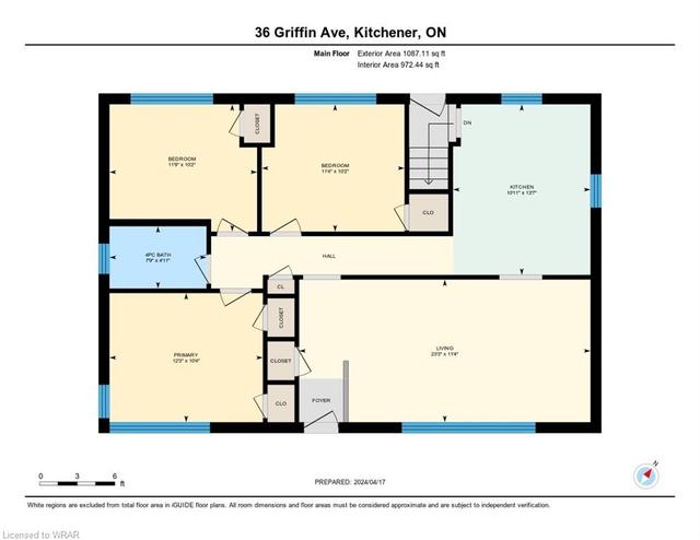 36 Griffin Avenue, House detached with 3 bedrooms, 2 bathrooms and 5 parking in Kitchener ON | Image 33