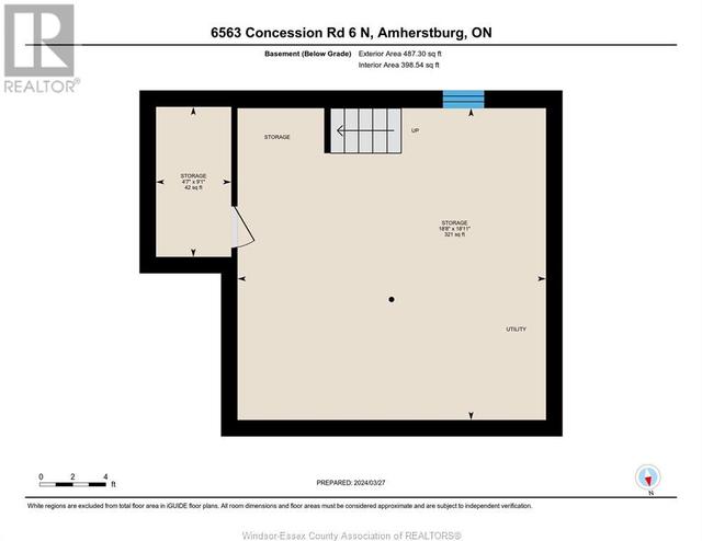 6563 Concession 6 North, House detached with 4 bedrooms, 1 bathrooms and null parking in Amherstburg ON | Image 48