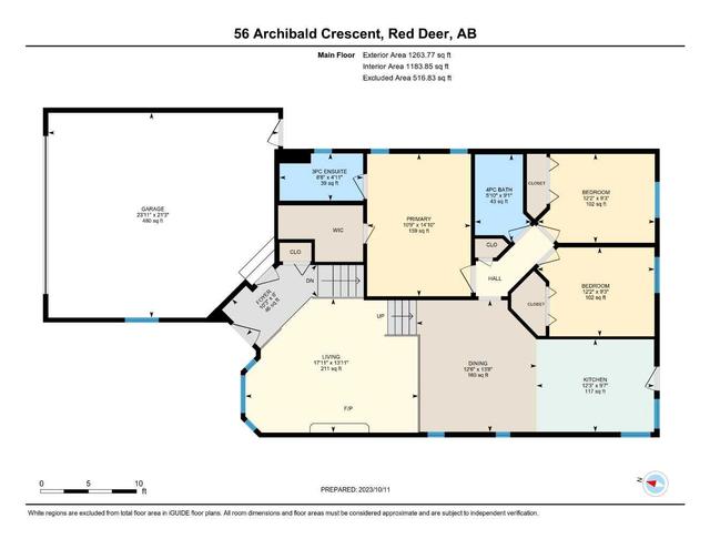 56 Archibald Crescent, House detached with 4 bedrooms, 3 bathrooms and 2 parking in Red Deer AB | Image 26