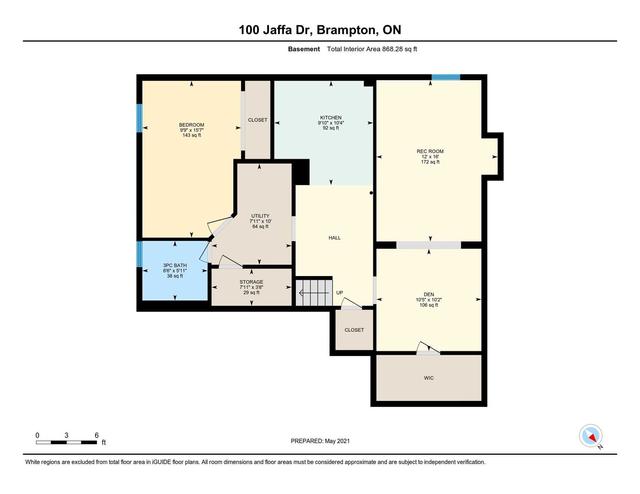 100 Jaffa Dr, House detached with 4 bedrooms, 4 bathrooms and 4 parking in Brampton ON | Image 32