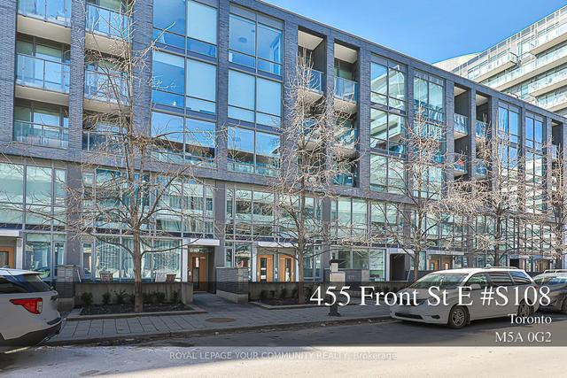 s108 - 455 Front St E, Townhouse with 1 bedrooms, 1 bathrooms and 0 parking in Toronto ON | Image 1