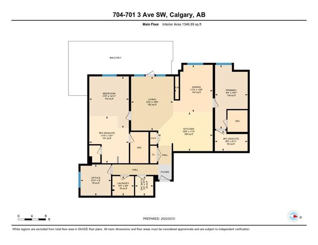 704 - 701 3 Avenue Sw, Condo with 2 bedrooms, 2 bathrooms and 2 parking in Calgary AB | Image 48