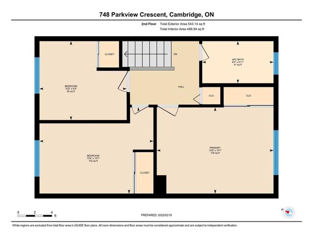 748 Parkview Cres, House attached with 3 bedrooms, 2 bathrooms and 1 parking in Cambridge ON | Image 19