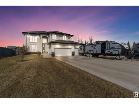 26 Landing Trail, House detached with 5 bedrooms, 4 bathrooms and null parking in Gibbons AB | Card Image