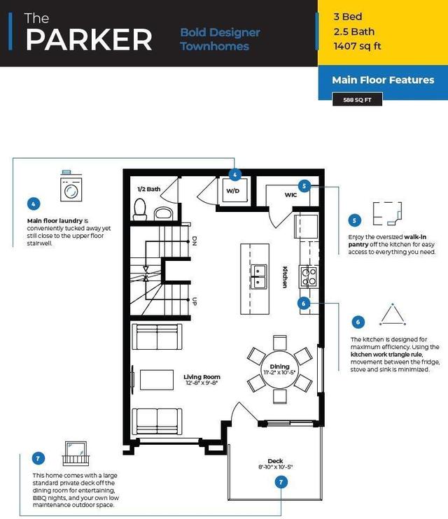 46 - 1010 Millbourne Rd Nw, House attached with 3 bedrooms, 2 bathrooms and null parking in Edmonton AB | Image 6