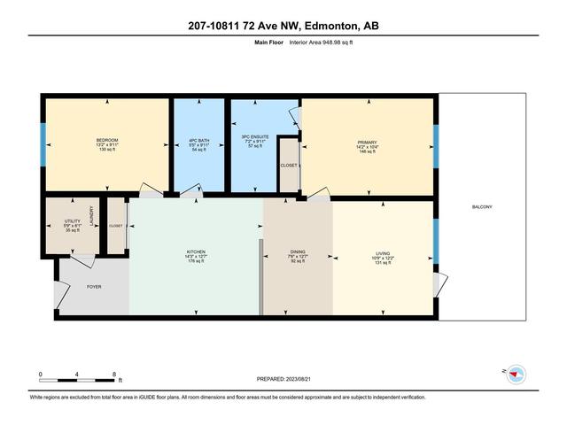 207 - 10811 72 Av Nw, Condo with 2 bedrooms, 2 bathrooms and null parking in Edmonton AB | Image 2