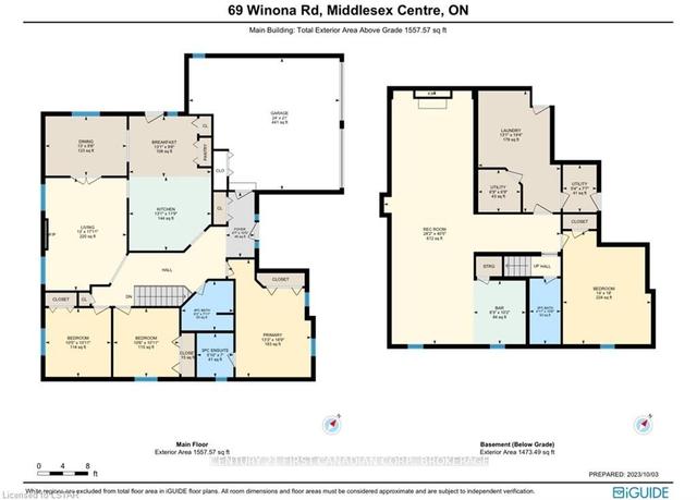 69 Winona Rd, House detached with 3 bedrooms, 3 bathrooms and 6 parking in Middlesex Centre ON | Image 35