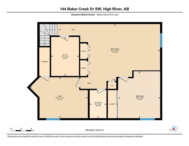 144 Baker Creek Drive Sw, Home with 4 bedrooms, 2 bathrooms and 4 parking in High River AB | Image 32