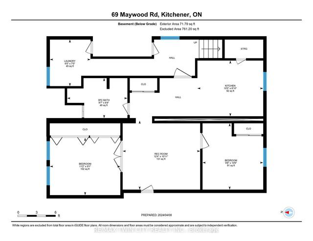 69 Maywood Rd, House detached with 2 bedrooms, 2 bathrooms and 6 parking in Kitchener ON | Image 35