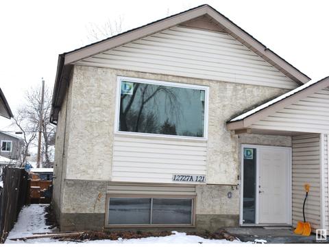 12727a 121 St Nw, House semidetached with 3 bedrooms, 1 bathrooms and null parking in Edmonton AB | Card Image