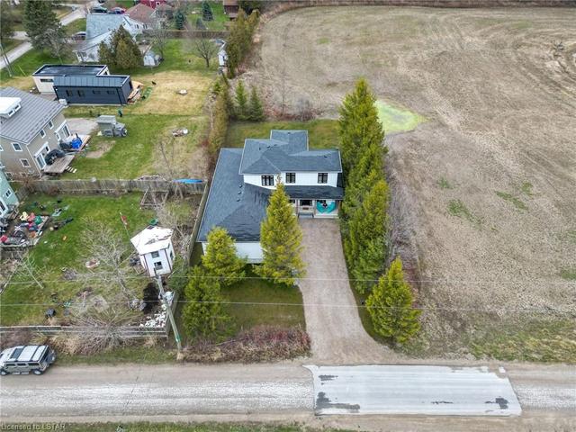 Aerial View of the Home.  Property adjacent to the right, and rear is future Home sites. | Image 45