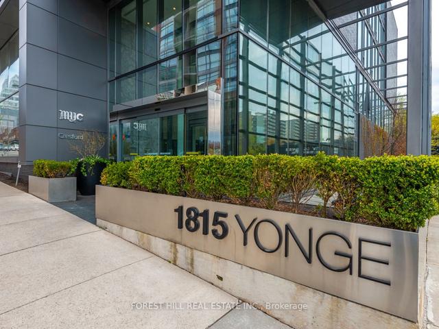 1704 - 1815 Yonge St, Condo with 1 bedrooms, 2 bathrooms and 1 parking in Toronto ON | Image 12