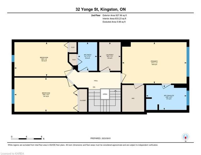32 Yonge Street, House attached with 3 bedrooms, 3 bathrooms and 2 parking in Kingston ON | Image 42