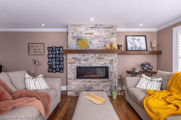 Living room with gas fireplace | Image 13