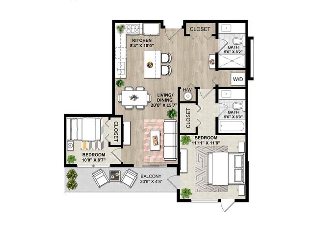 207 - 14858 60 Avenue, Condo with 2 bedrooms, 2 bathrooms and 1 parking in Surrey BC | Image 3