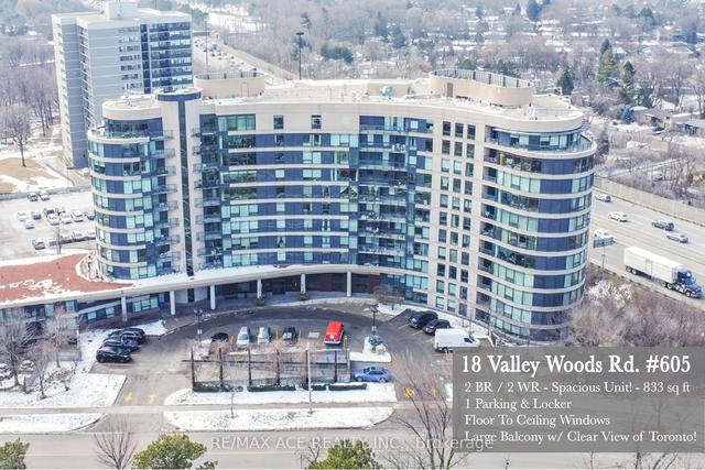 605 - 18 Valley Woods Rd, Condo with 2 bedrooms, 2 bathrooms and 1 parking in Toronto ON | Image 1