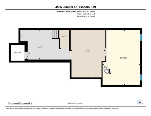 4565 Juniper Court, House attached with 3 bedrooms, 1 bathrooms and 2 parking in Lincoln ON | Image 44