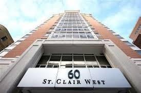 1404 - 60 St Clair Ave W, Condo with 1 bedrooms, 1 bathrooms and 1 parking in Toronto ON | Image 1