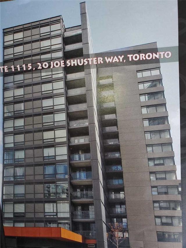 1115 - 20 Joe Shuster Way, Condo with 1 bedrooms, 1 bathrooms and 0 parking in Toronto ON | Image 1