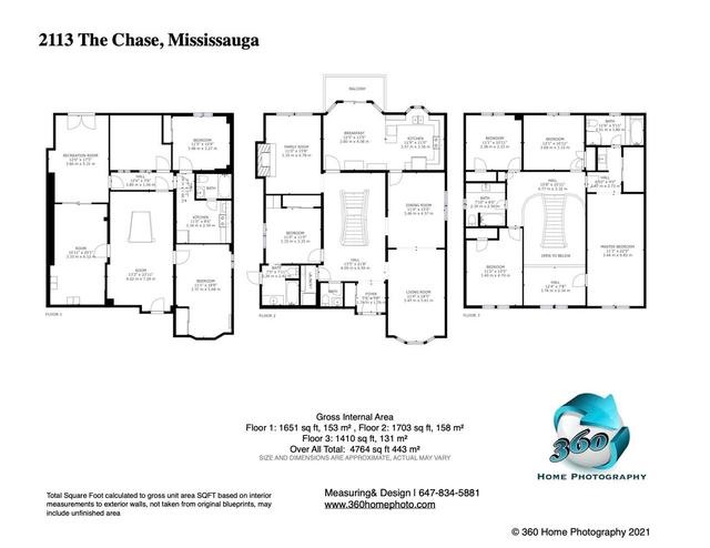 2113 The Chase, House detached with 5 bedrooms, 5 bathrooms and 5 parking in Mississauga ON | Image 31