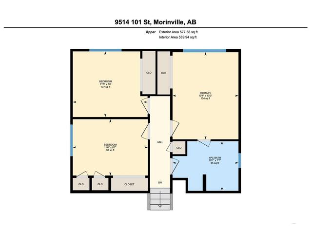 9514 101 St, House detached with 3 bedrooms, 2 bathrooms and null parking in Morinville AB | Image 17