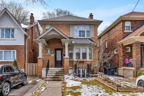 44 Heddington Ave, House detached with 3 bedrooms, 2 bathrooms and 2 parking in Toronto ON | Card Image