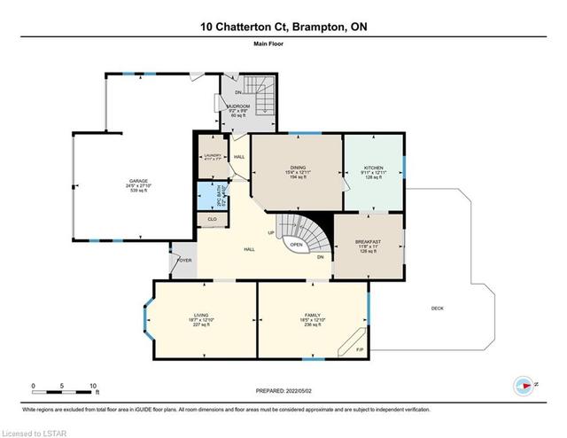 10 Chatterton Court, House detached with 5 bedrooms, 4 bathrooms and 6 parking in Brampton ON | Image 47
