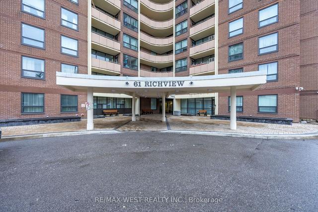 1410 - 61 Richview Rd, Condo with 2 bedrooms, 2 bathrooms and 1 parking in Toronto ON | Image 12