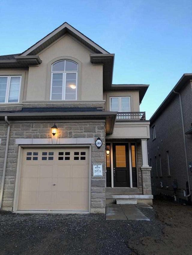 80 Heming Tr, House semidetached with 3 bedrooms, 3 bathrooms and 1 parking in Hamilton ON | Image 2