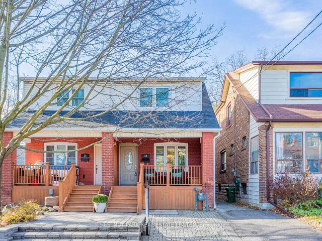 18 Taunton Rd, House semidetached with 2 bedrooms, 2 bathrooms and 1 parking in Toronto ON | Image 1