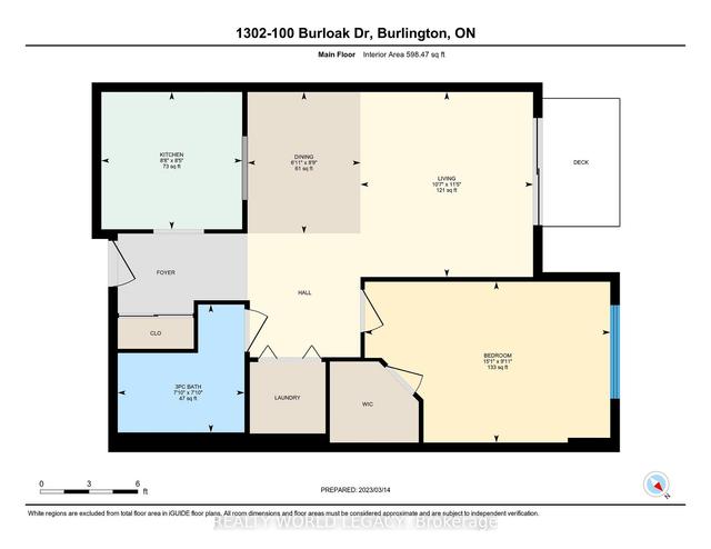1302 - 100 Burloak Dr, Condo with 1 bedrooms, 1 bathrooms and 1 parking in Burlington ON | Image 27