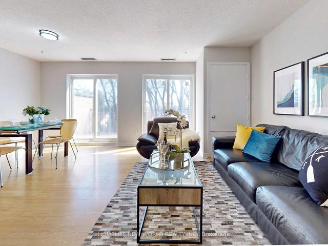290 - 165 Cherokee Blvd, Townhouse with 3 bedrooms, 2 bathrooms and 1 parking in Toronto ON | Image 1
