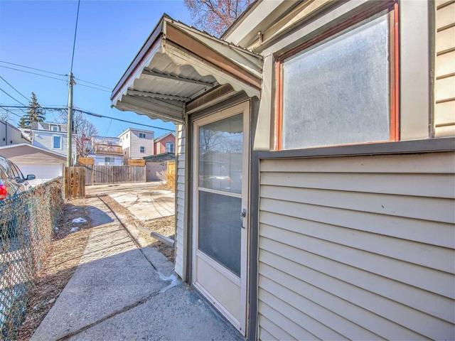 back - 282 Jones Ave, House detached with 1 bedrooms, 1 bathrooms and 1 parking in Toronto ON | Image 17