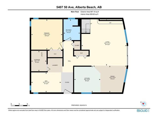 5407 50 Av, House detached with 3 bedrooms, 3 bathrooms and null parking in Alberta Beach AB | Image 54