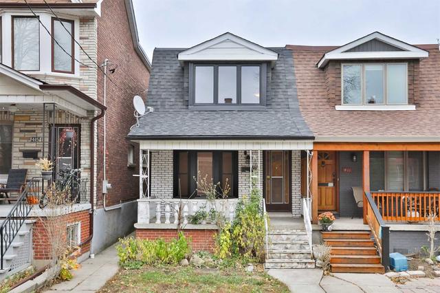 413 Clinton St, House semidetached with 3 bedrooms, 2 bathrooms and 1 parking in Toronto ON | Card Image