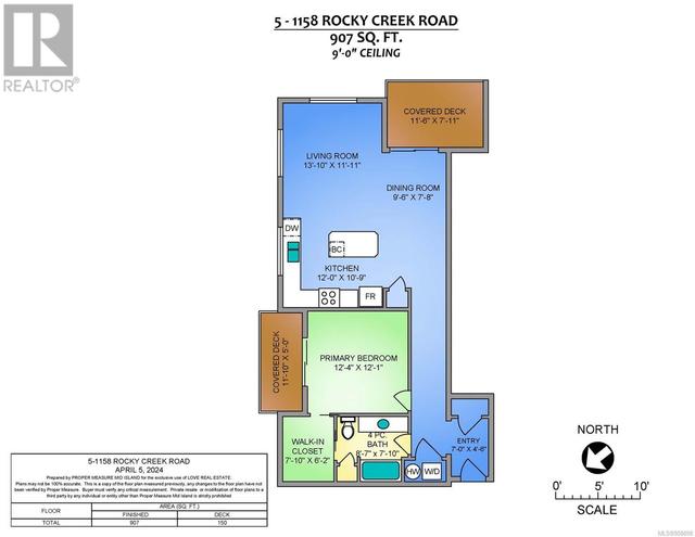 5 - 1158 Rocky Creek Rd, Condo with 1 bedrooms, 1 bathrooms and 1 parking in Ladysmith BC | Image 24